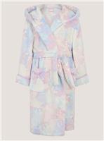 MONSOON Glow in The Dark Snowflake Dressing Gown 2-3 years