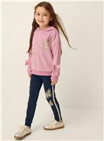 MONSOON Sequin Butterfly Hoodie and Leggings Set 5-6 years