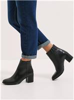 DOROTHY PERKINS Morgan Round Toe Block Heel Ankle Boots Black 6