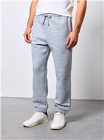 BURTON Grey Marl Straight Cuffed Jersey Joggers S