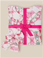 MONSOON Christmas Cracker Long Pyjamas & Hair Scrunchie Set 9-10 years