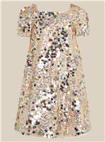 MONSOON Zoe Rainbow Sequin Party Dress 11-12 years