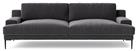 Swoon Almera Velvet 3 Seater Sofa - Granite Grey