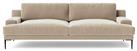 Swoon Almera Velvet 3 Seater Sofa - Taupe