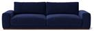Swoon Denver Velvet 4 Seater Sofa - Ink Blue