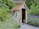 Forest Garden Overlap Retreat Shed - 6x4ft, Grey, Installed