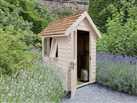 Forest Garden Overlap Retreat Shed - 6x4ft, Cream, Installed