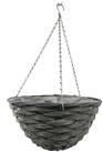 Terrastyle 35cm Rattan Slate Hanging Basket