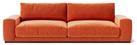 Swoon Denver Velvet 4 Seater Sofa - Burnt Orange