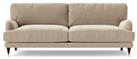 Swoon Charlbury Velvet 3 Seater Sofa - Taupe
