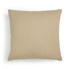 Habitat Textured Plain Cushion - Cream - 50x50cm