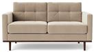 Swoon Berlin Velvet 2 Seater Sofa - Taupe