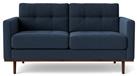 Swoon Berlin Fabric 2 Seater Sofa - Indigo Blue