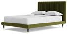 Swoon Porlock Double Velvet Bed Frame - Fern Green