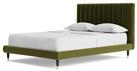 Swoon Porlock Kingsize Velvet Bed Frame - Fern Green