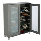 Argos Home 2 Door Lydiard Storage Shoe Cabinet - Grey