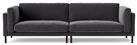 Swoon Munich Velvet 4 Seater Sofa - Granite Grey