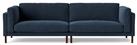 Swoon Munich Fabric 4 Seater Sofa - Indigo Blue