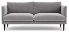Swoon Luna Velvet 3 Seater Sofa - Silver Grey