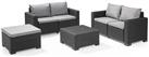 Keter California 5 Seater Garden Sofa Set - Grey
