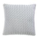 Habitat Plain Knitted Cushion - Grey - 50x50cm