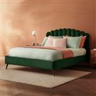 Silentnight Oriana Kingsize Velvet Bed Frame - Green