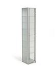 Argos Home 7 Shelf Glass Narrow Display Cabinet - Silver