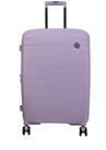 IT Hard Light Weight Expand 8 Wheel Medium Suitcase - Lilac
