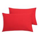 Habitat Brushed Cotton Standard Pillowcase Pair - Red