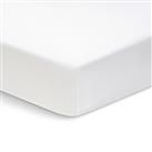 Habitat Cotton 800 TC Extra Deep White Fitted Sheet- Double