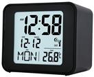 Acctim Cole Radio Controlled LCD Display Alarm Clock -Black