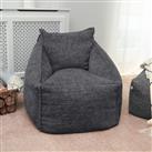 rucomfy Fabric Bean Bag Chair - Slate Grey