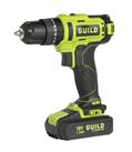 Guild 18V Cordless Impact Drill with 100 Accessories - 2.0AH
