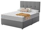Sealy Eldon Comfort Double 2 Drawer Divan Bed - Grey