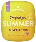Slumberdown Summer Non Allergic 4.5 Tog Duvet - Single