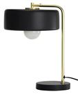 Habitat Minah Iron LED Table Lamp - Black & Brass
