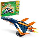 LEGO Creator 3in1 Supersonic Jet, Helicopter & Boat 31126