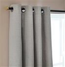 Habitat Slub Chenille Eyelet Curtain - Grey - 168X229cm