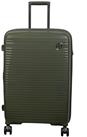 IT Hard Light Weight Expand Cabin 8 Wheel Suitcase - Olive