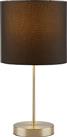 Argos Home Satin Stick Table Lamp - Jet Black
