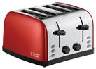 Russell Hobbs Worcester 4 Slice Red Toaster 28362