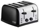 Russell Hobbs Worcester 4 Slice Black Toaster 28360