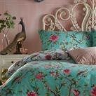 Furn Vintage Chinoiserie Floral Green Bedding Set - Double