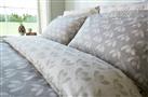 Scion Cotton Snowdrop Flower Grey Bedding Set - King size