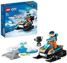 LEGO City Arctic Explorer Snowmobile Vehicle Toy Set 60376