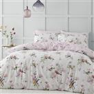 Catherine Lansfield Songbird Pink Bedding Set - King size