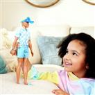 Barbie Ken Doll with Swim Trunks & Beach-Themed Accessories