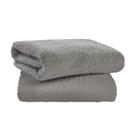 Home Essentials Plain 2 Pack Hand Towels - Grey
