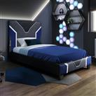 X Rocker Chromis Single Bed in a Box - Blue