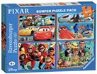 Disney Pixar 4x42 Piece Bumper Pack Jigsaw Puzzle